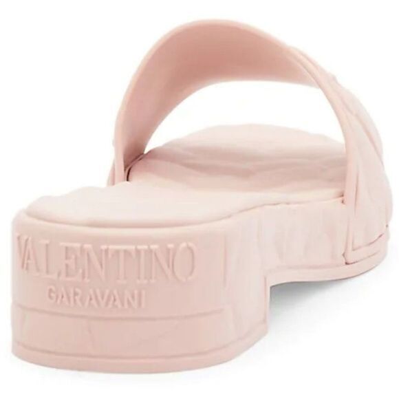 Valentino Garavani Women's Sandals Pink Poolside Sandals - Picture 2 of 4